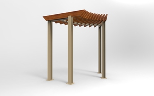 [translation-not-found:street-furniture], autre, ławka, strefa relaksu, huśtawka, pergola, po łuku / okrągła