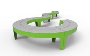 [translation-not-found:street-furniture], ława, cena za metr bieżacy, długość mierzona po dłuższym boku, po łuku / okrągła, siedzisko z drewna