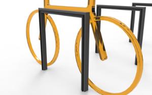 [translation-not-found:street-furniture], parking rowerowy, gumowy dystans, nieobijające ramę, podpora
