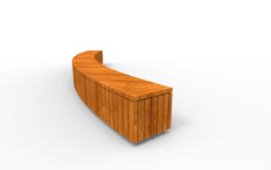 [translation-not-found:street-furniture], ława, beton, beton architektoniczny, cena za metr bieżacy, długość mierzona po dłuższym boku, modułowe, po łuku / okrągła