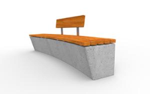 [translation-not-found:street-furniture], ława, ławka, beton, beton architektoniczny, cena za metr bieżacy, długość mierzona po dłuższym boku, po łuku / okrągła