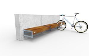 [translation-not-found:street-furniture], ława, parking rowerowy, do ściany, modułowe, wielostanowiskowy, na koło