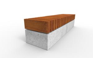 [translation-not-found:street-furniture], ława, beton, beton architektoniczny, siedzisko z drewna