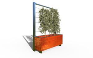 [translation-not-found:street-furniture], donica, autre, trejaż, drewno, mobilna (do przestawiania paleciakiem)