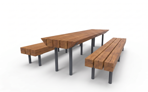 [translation-not-found:street-furniture], ława, kłoda, komplet piknikowy, niepełnosprawni, siedzisko z drewna