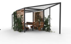 [translation-not-found:street-furniture], autre, pergola, stół, gniazdo 230v i/lub usb, wiata, obrotowe, ładowarka qi/indukcyjna
