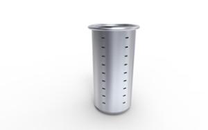 mažoji arhitektūra, šiukšliadėžė, logo, saugi peleninė