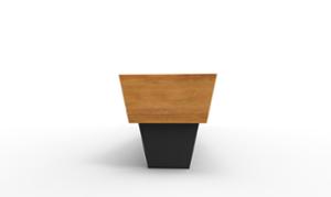 mažoji arhitektūra, suoliukas, modulinis, medinė sėdima dalis