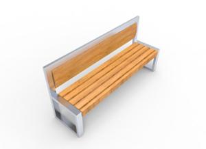 mažoji arhitektūra, suolai, logo, medinis atlošas, medinė sėdima dalis