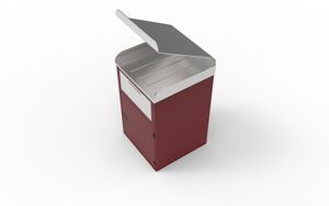 mažoji arhitektūra, šiukšliadėžė, padėkliams, foodcourt, pilna segregacija, daugiafunkcis, šoninė diafragma, plastikinės šiukšliadėžės