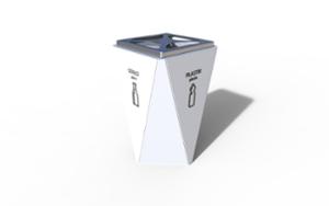 mažoji arhitektūra, šiukšliadėžė, pilna segregacija, preliminarus atskyrimas