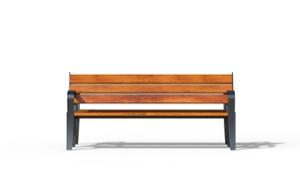 street furniture, double-sided, seating, armrest, wood seating, vintage
