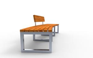 street furniture, price per metre, length measured on longer side, double-sided, seating, modular, curved