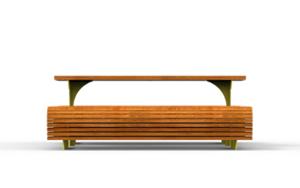 street furniture, double-sided, other, picnic set, bench, wood seating, table