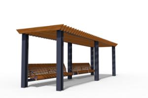 mažoji arhitektūra, kita, suolai, pergola, porankis