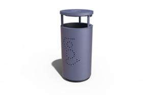 street furniture, canopy roof / lid, litter bin, safety ashtray