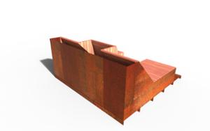 mažoji arhitektūra, vazonas, kita, suoliukas, suolai, leasure and rest, gultai / šezlongai, parklet, aukštas atlošas