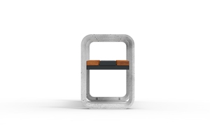 mažoji arhitektūra, suoliukas, saulės, betonas, lygus betonas, fotowoltaika, 230v lizdas su usb, solarna listwa smartbeam
