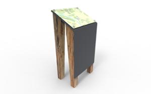 mažoji arhitektūra, kita, kłoda, informacinė lenta / stendas