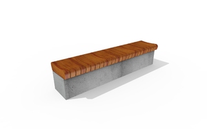 street furniture, vertical planks, horizontal planks, bench, curved