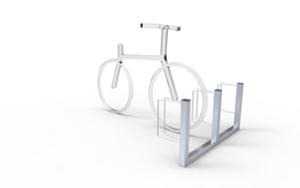 straatmeubilair, fietsenrek, voor wiel, meerdere stands