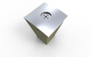straatmeubilair, afvalbakken, logo, veiligheids-asbak, accessoires