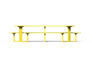 straatmeubilair, overige, bank, barbeque, picknick set, gebogen, tafel