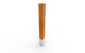 straatmeubilair, afzetpalen, hout