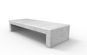 straatmeubilair, bank, beton, glad beton