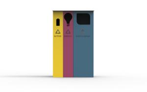 straatmeubilair, afvalbakken, elektroodpady, logo, volledige splitsing, accessoires