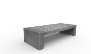 straatmeubilair, bank, beton, glad beton