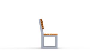straatmeubilair, zitbanken, logo, houten rugleuning, houten zitting