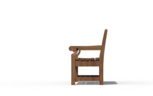 straatmeubilair, zitbanken, hout, houten rugleuning, armleuning, houten zitting, vintage