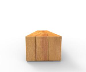 straatmeubilair, bank, hout, houten zitting