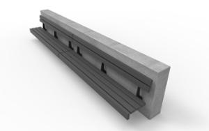 straatmeubilair, zitbanken, beton, glad beton, bevestigd aan de muur, houten rugleuning, houten zitting