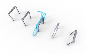 straatmeubilair, fietsenrek, rubber bescherming, met fietsenframe bescherming, fietsenrekken