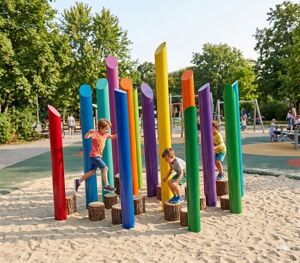 straatmeubilair, overige, hout, staal