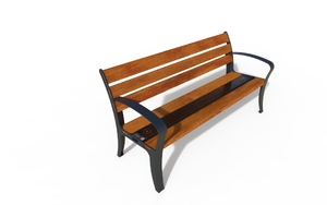 straatmeubilair, zitbanken, solair, fotowoltaika, houten zitting, solarna listwa smartbeam, vintage