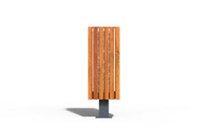 straatmeubilair, afvalbakken, paalbevestiging