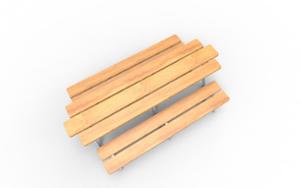 straatmeubilair, bank, dubbelzijdig, picknick set, houten zitting, tafel