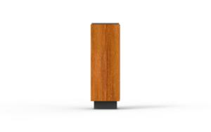 straatmeubilair, afzetpalen, hout