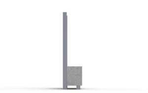 straatmeubilair, plantenbak, overige, beton, glad beton, mobiel (compatibel met transpallet), hek