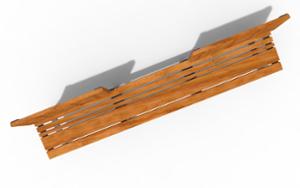 straatmeubilair, bank, zitbanken, dubbelzijdig, moduleerbaar, houten rugleuning, houten zitting