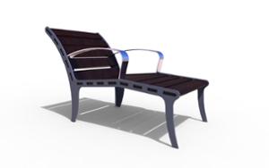 straatmeubilair, zitbanken, leasure and rest, chaise longue, armleuning