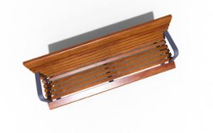 straatmeubilair, zitbanken, houten rugleuning, houten zitting