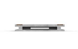 straatmeubilair, bank, beton, glad beton, verlichting, houten zitting