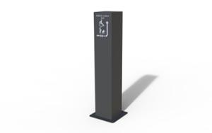 straatmeubilair, afzetpalen, braille'a alfabet, info, toegankelijk voor mindervaliden, informatie paneel, informatie paal