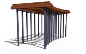 straatmeubilair, overige, pergola, gebogen