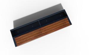 straatmeubilair, plantenbak, bank, corten, houten zitting