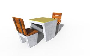 straatmeubilair, overige, beton, glad beton, tafel, schaken